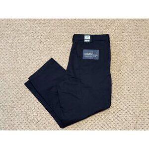 NEW G.H Bass & Co. men's 40W x 29L Black Flat Front Pants Retails $68.